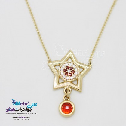 Gold Necklace - Star Design-SM0186